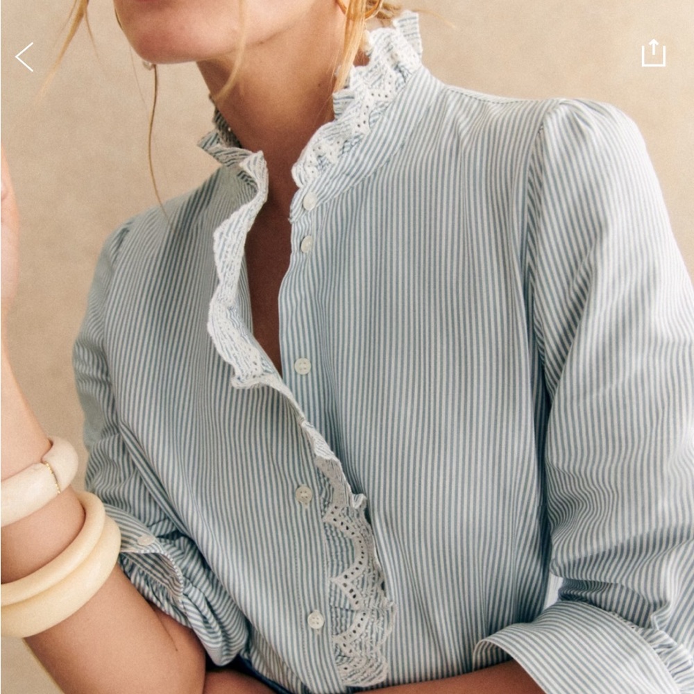 Sezane Striped Chloe Shirt